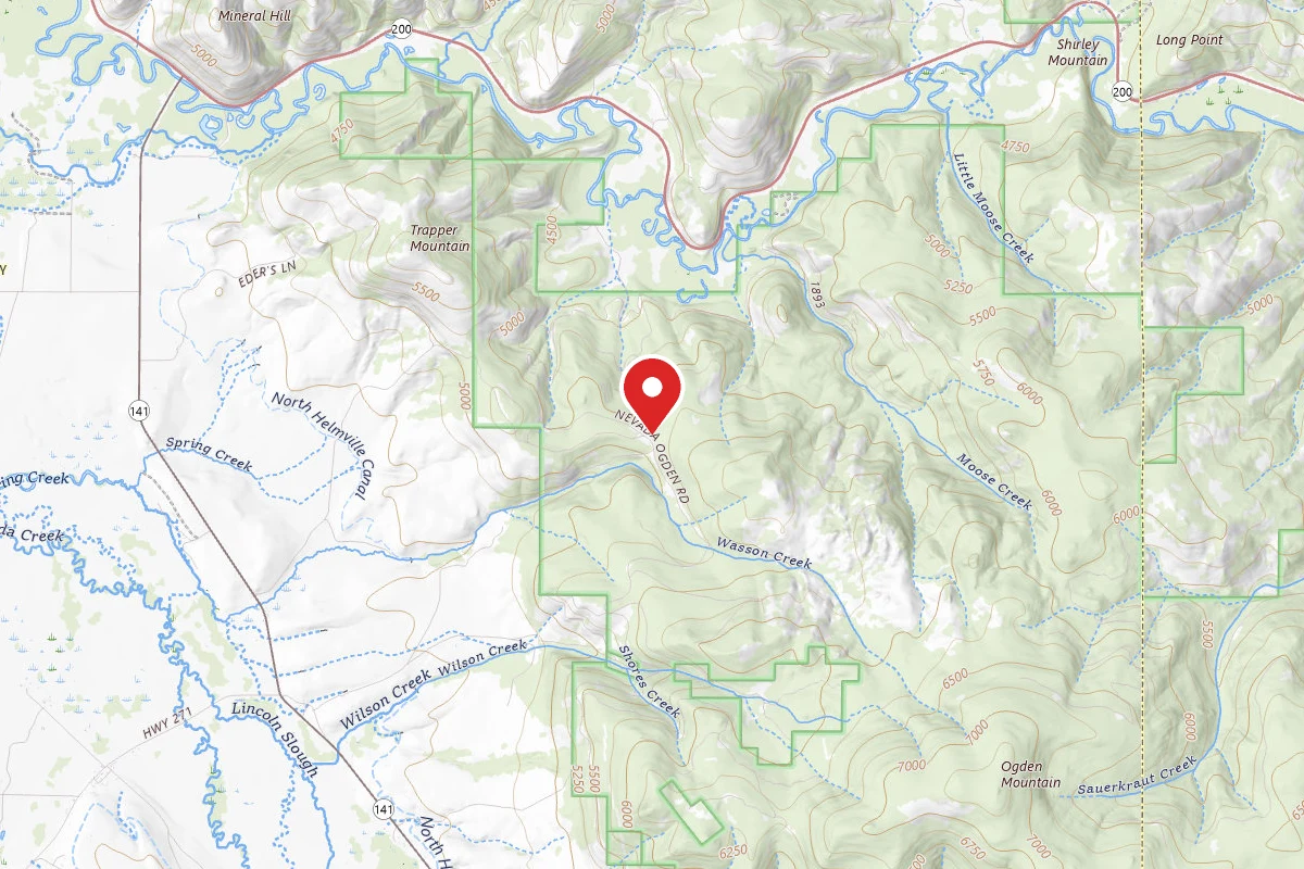Helena-Lewis and Clark Dispersed Campsite LRD WC 003