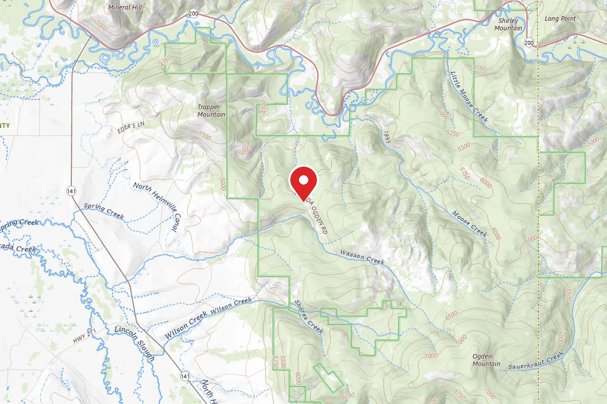 Helena-Lewis and Clark Dispersed Campsite LRD WC 005
