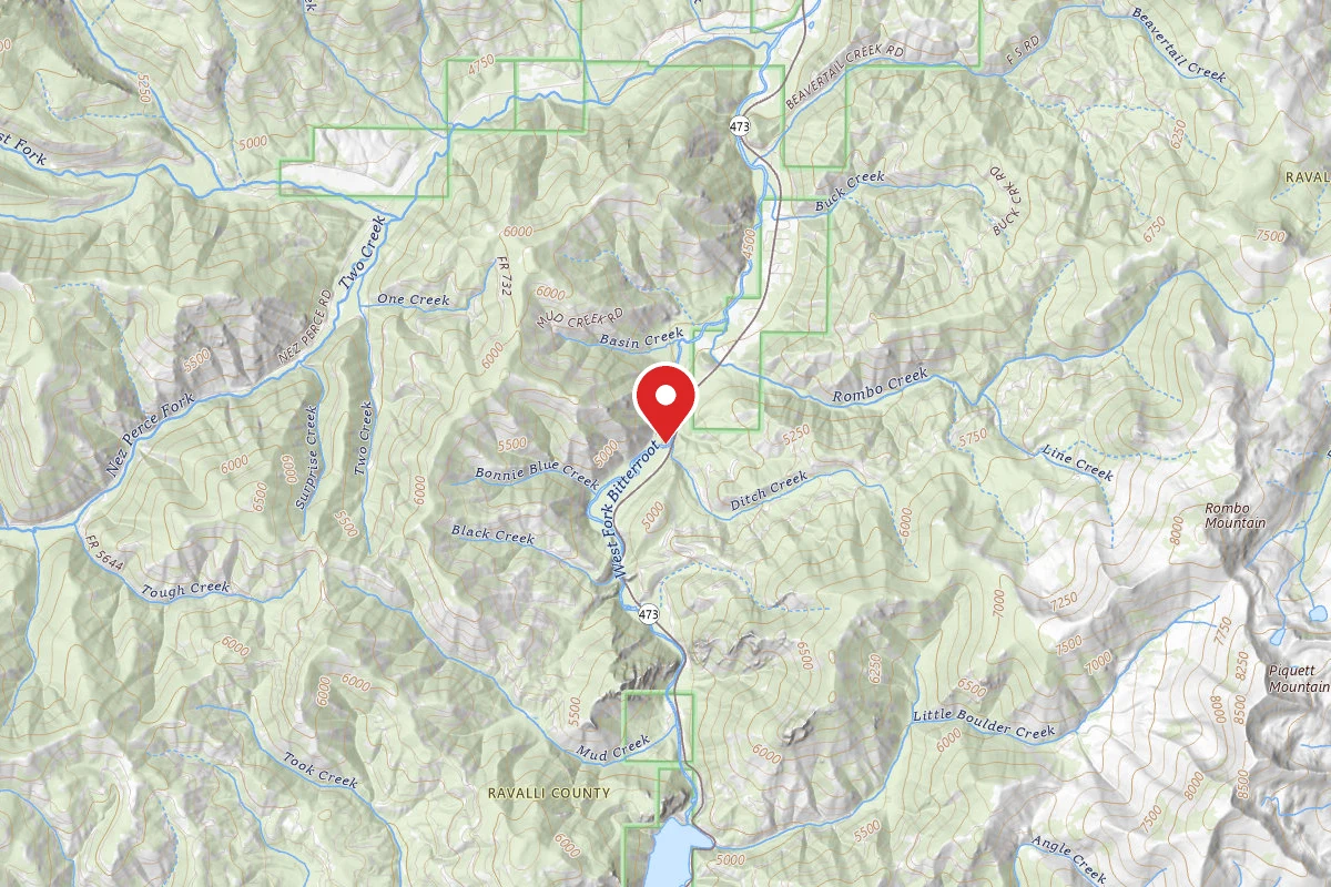 Bitterroot Dispersed Campsite 730 ROAD