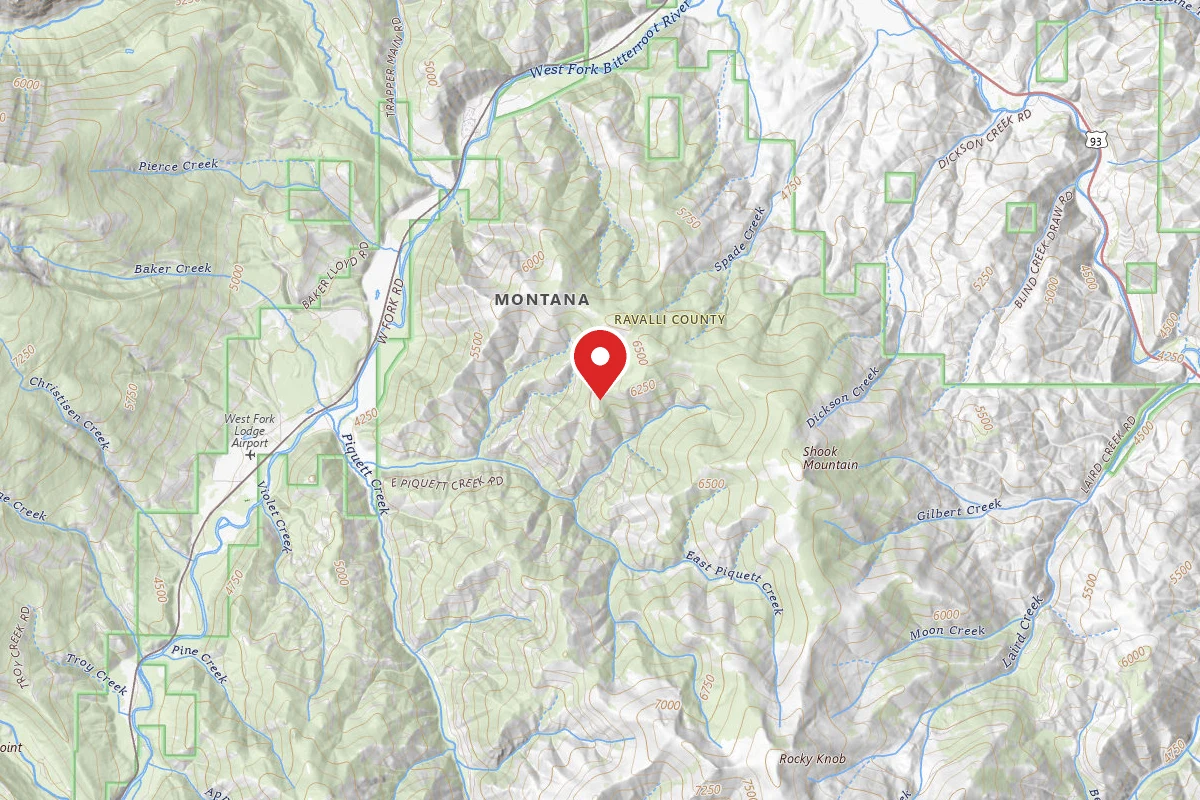 Bitterroot Dispersed Campsite 731 ROAD