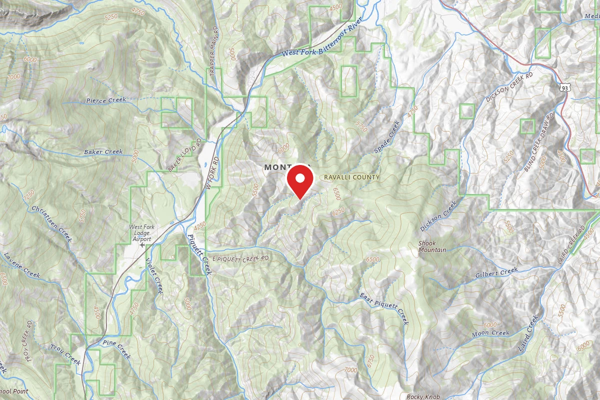 Bitterroot Dispersed Campsite 731 ROAD