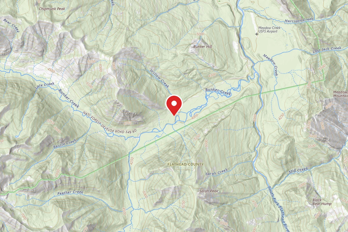 Flathead Dispersed Campsite 549G