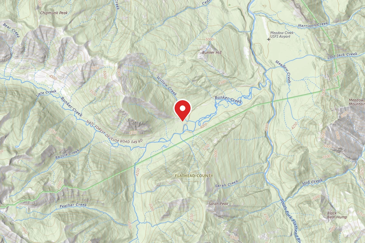 Flathead Dispersed Campsite 549E