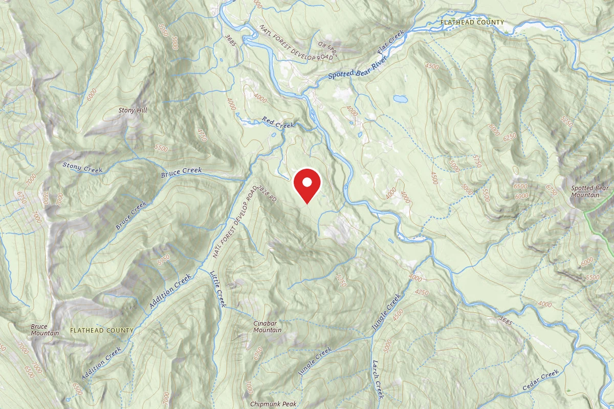 Flathead Dispersed Campsite RD2828 ADDITION CR