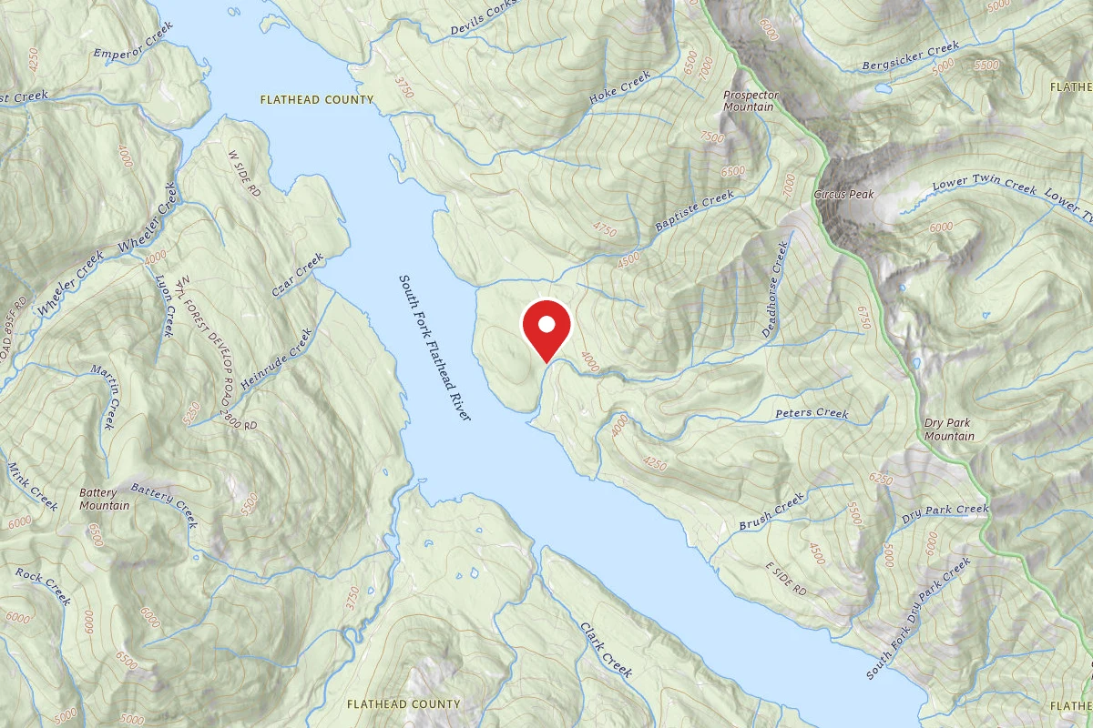 Flathead Dispersed Campsite MM40