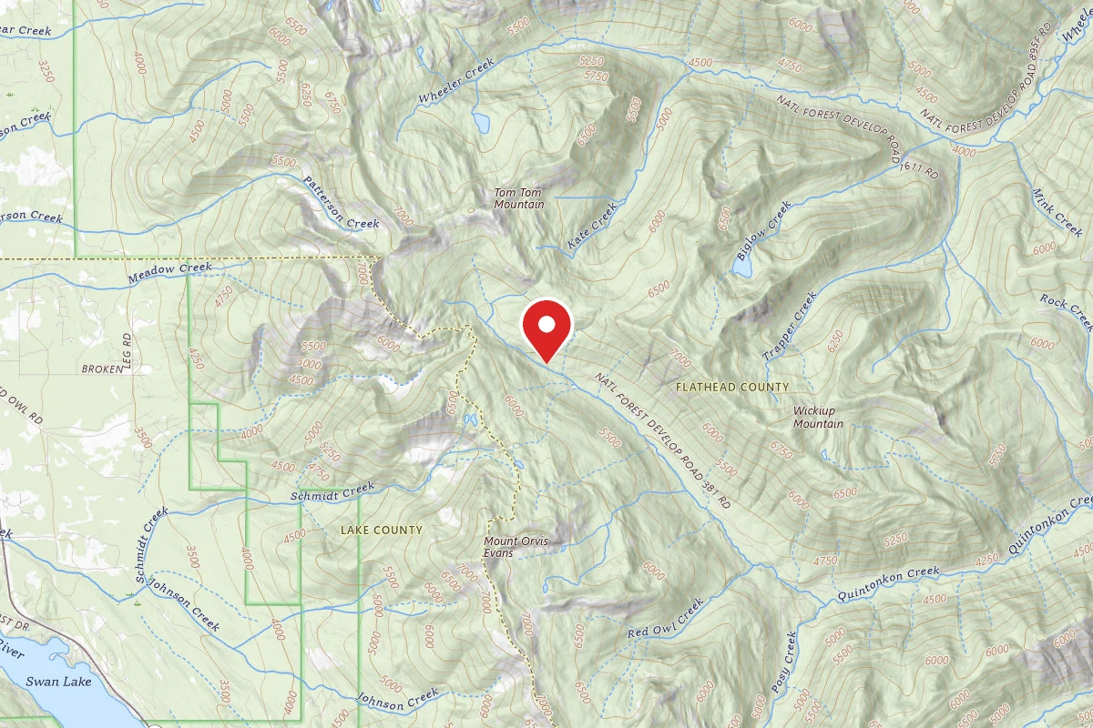 Flathead Dispersed Campsite QUINTONKON #2