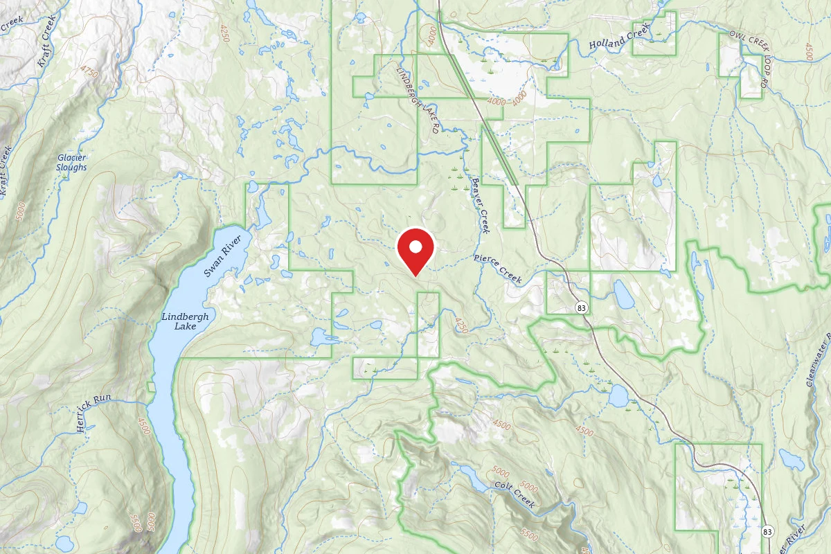 Flathead Dispersed Campsite RD 9563-1 BEAVER CREEK AREA
