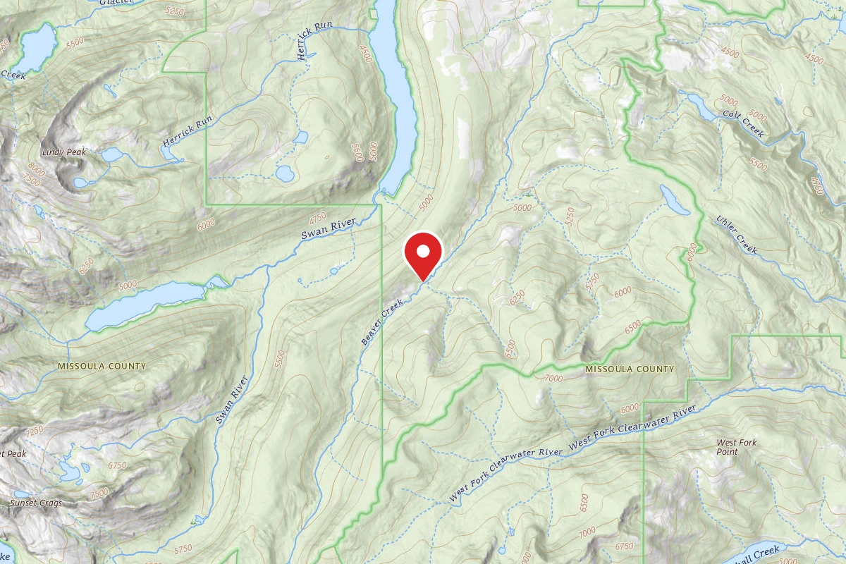 Flathead Dispersed Campsite 906 - CRYSTAL LAKE TH S