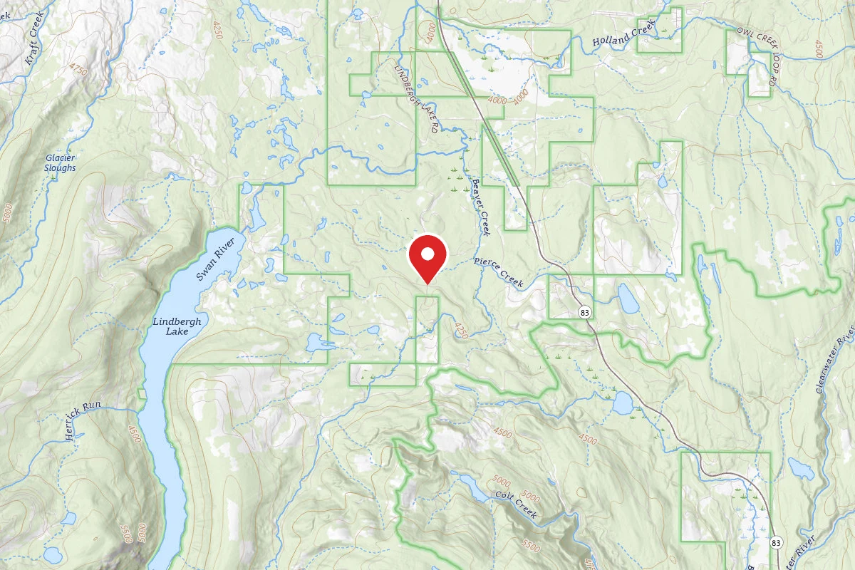 Flathead Dispersed Campsite RD 9563 PULLOUT NEAR RD 10577