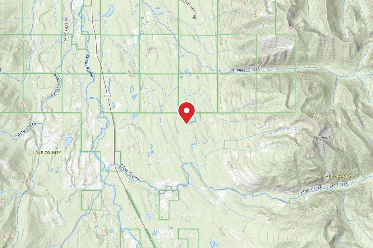 Flathead Dispersed Campsite RD 9882 SITE 2