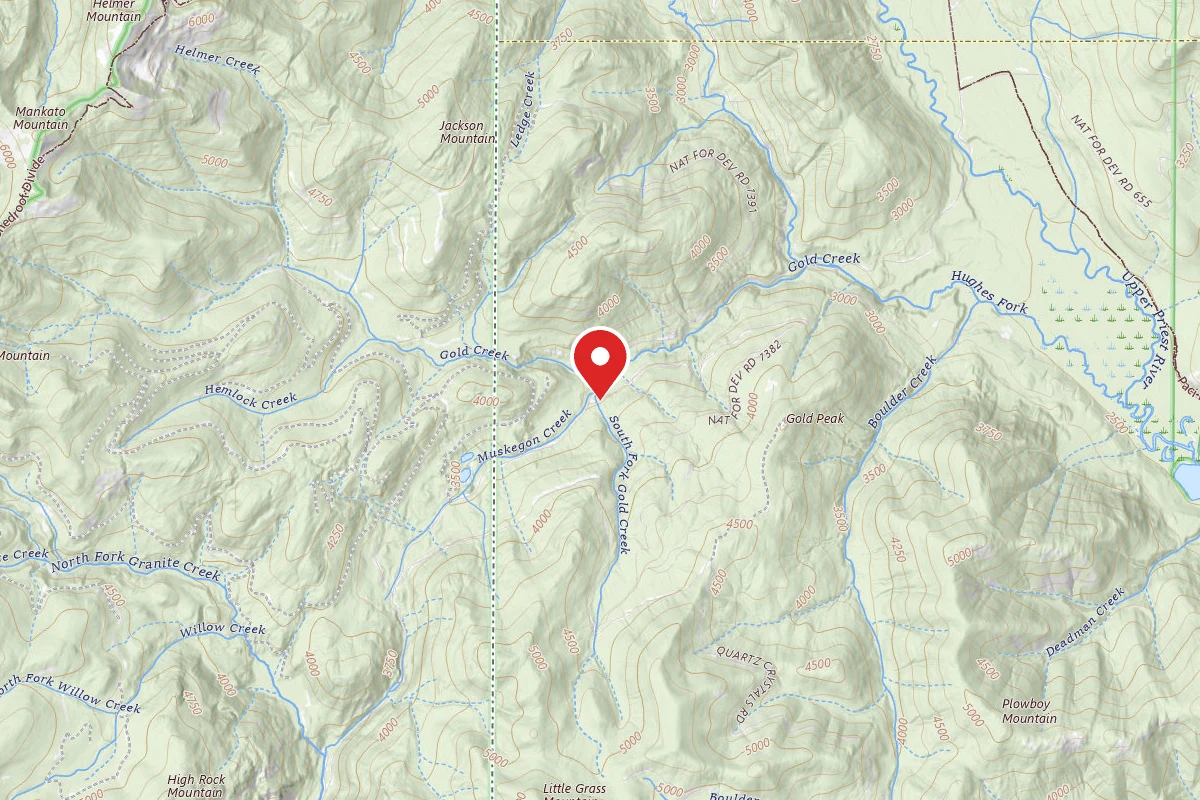 Idaho Panhandle Dispersed Campsite 1382-002
