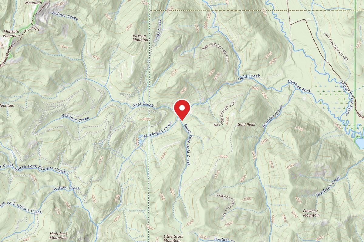 Idaho Panhandle Dispersed Campsite 1382-001B