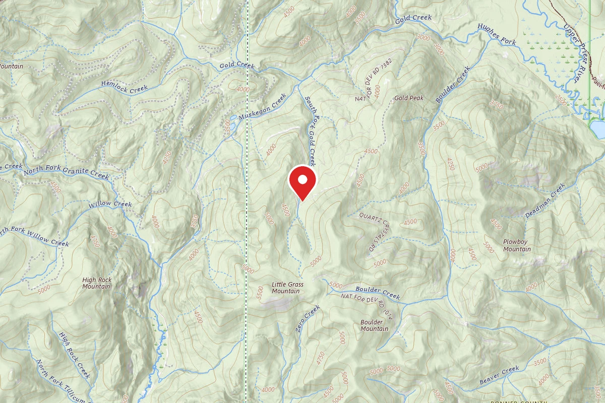 Idaho Panhandle Dispersed Campsite 401-002