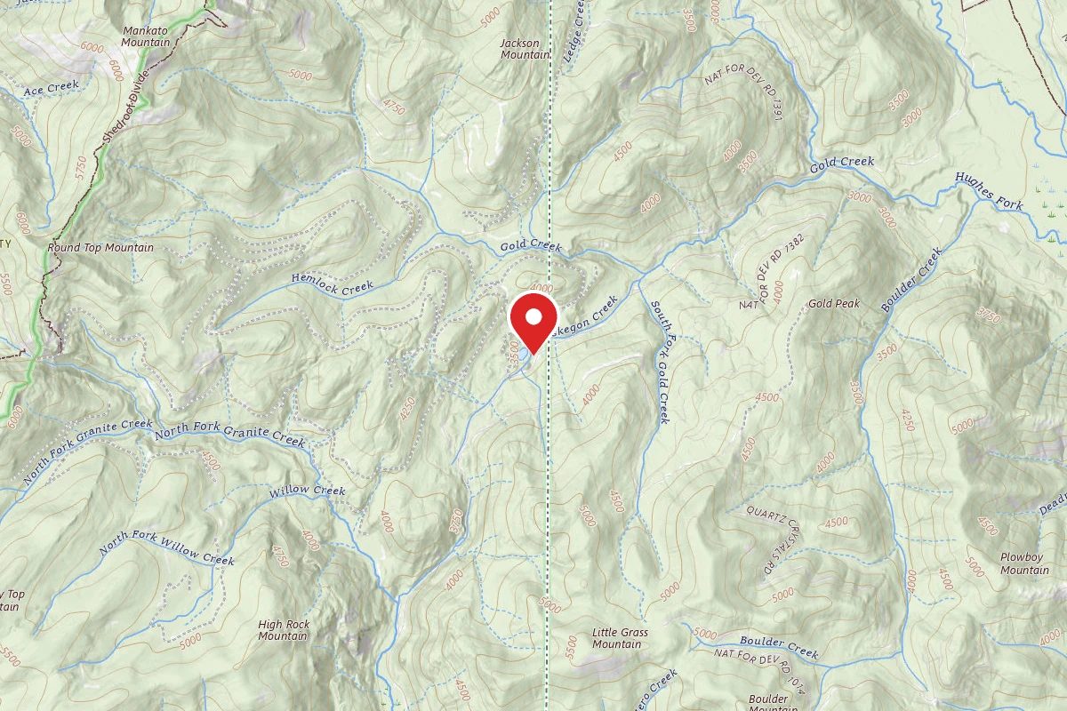 Idaho Panhandle Dispersed Campsite 1013-20B