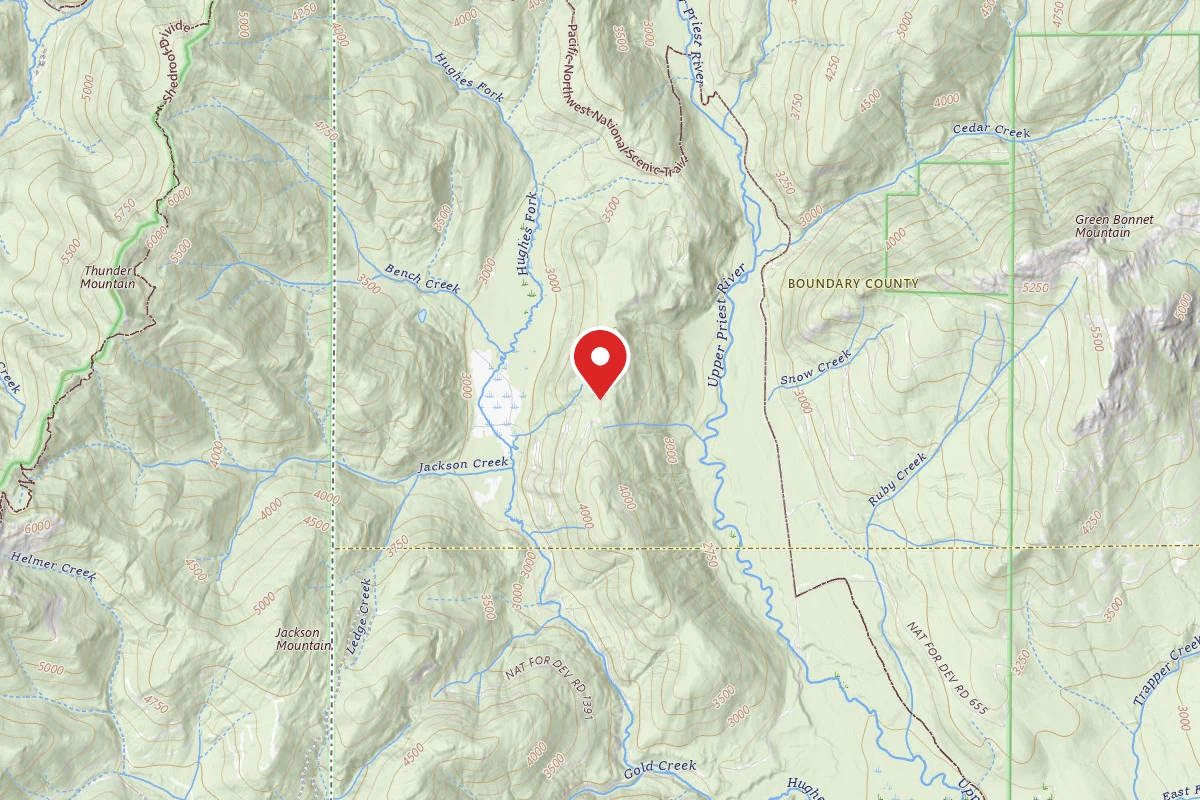 Idaho Panhandle Dispersed Campsite 1343-002