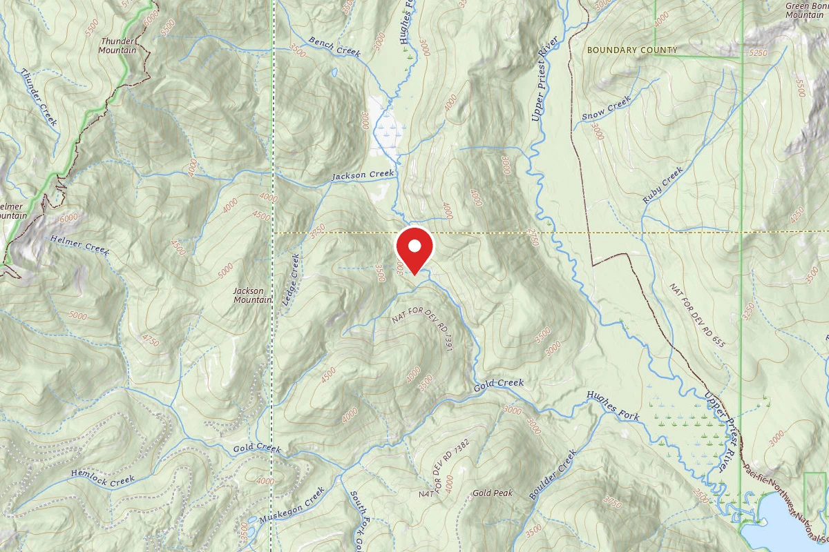 Idaho Panhandle Dispersed Campsite 1399-001