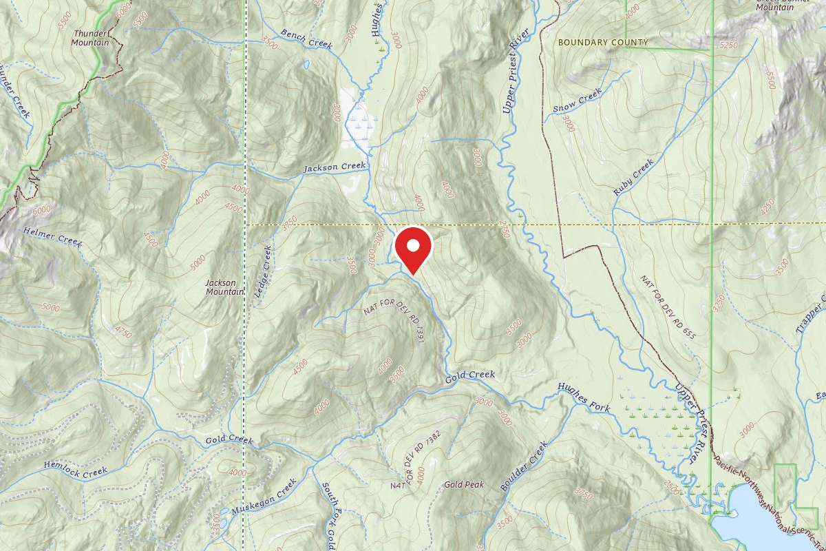 Idaho Panhandle Dispersed Campsite 662-001