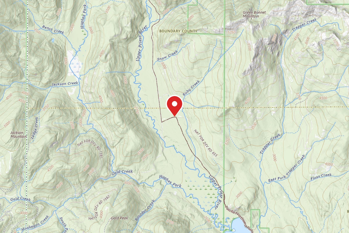 Idaho Panhandle Dispersed Campsite 655-001