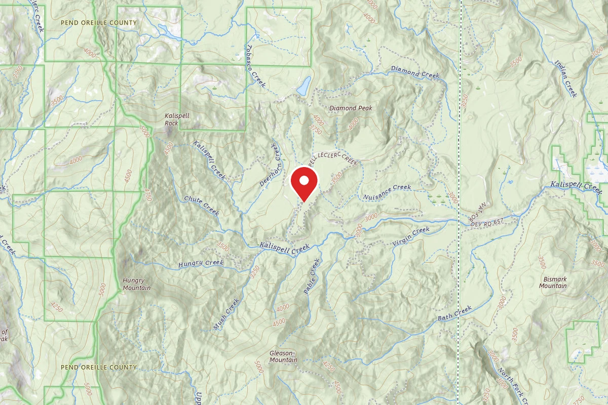 Idaho Panhandle Dispersed Campsite ?-001