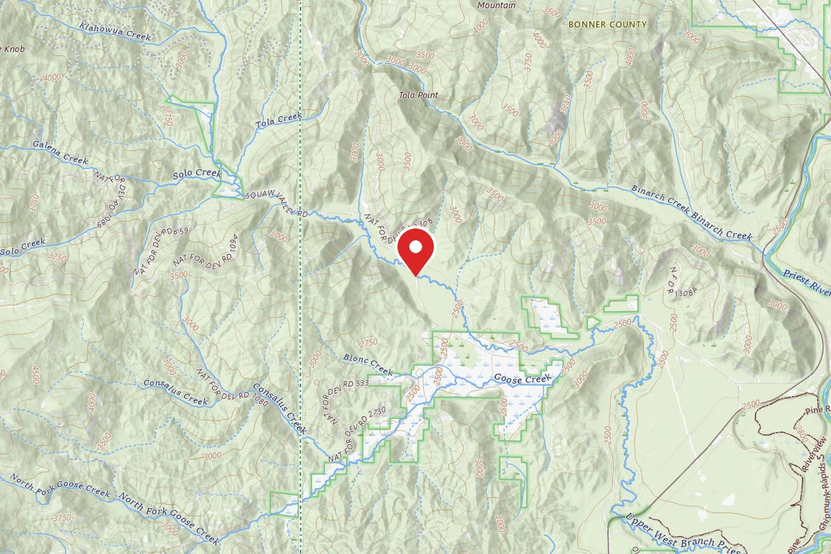 Idaho Panhandle Dispersed Campsite SQAW VALLEY-011