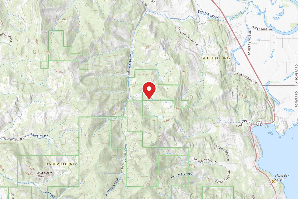 Flathead Dispersed Campsite PATRICK CREEK DISPERSED SITE 3