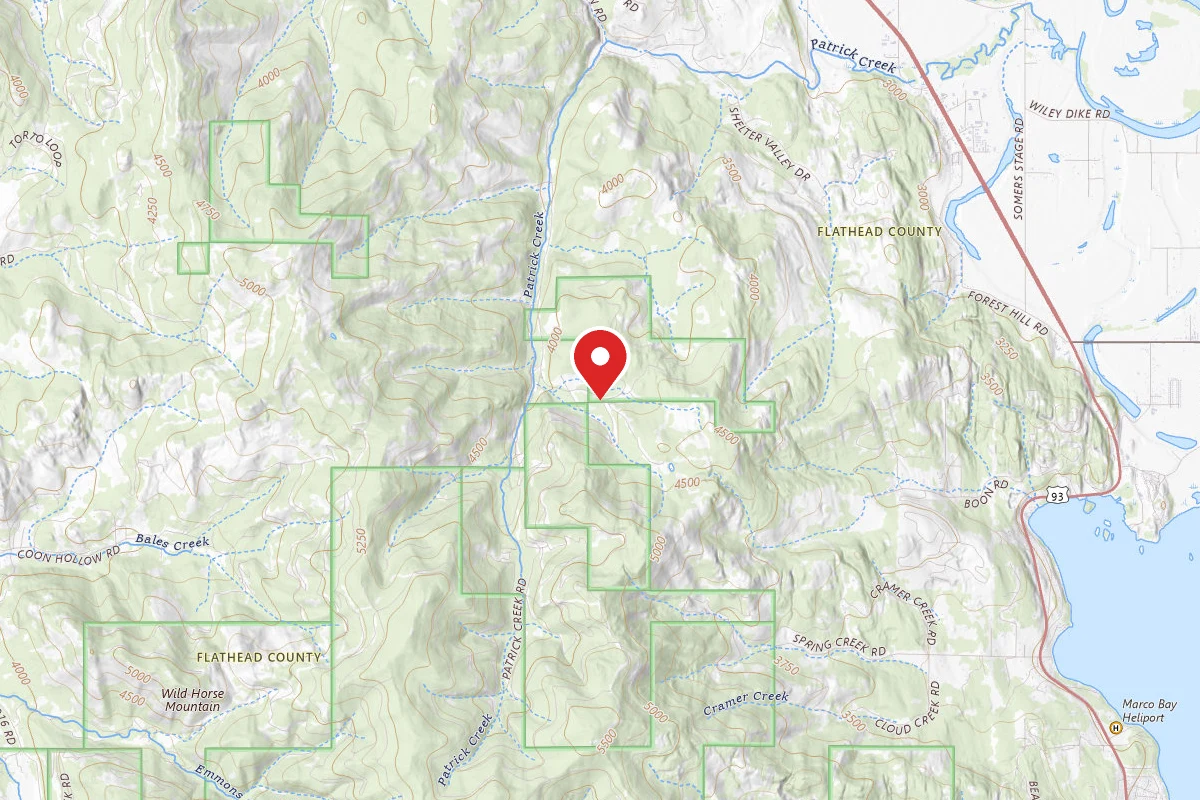 Flathead Dispersed Campsite PATRICK CREEK DISPERSED SITE 4