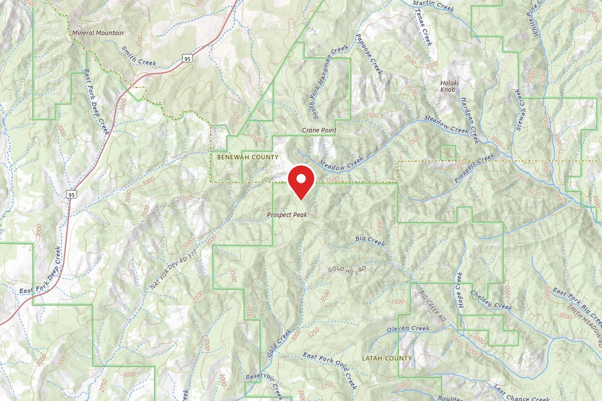 Nez Perce-Clearwater Dispersed Campsite PAL370RD 01