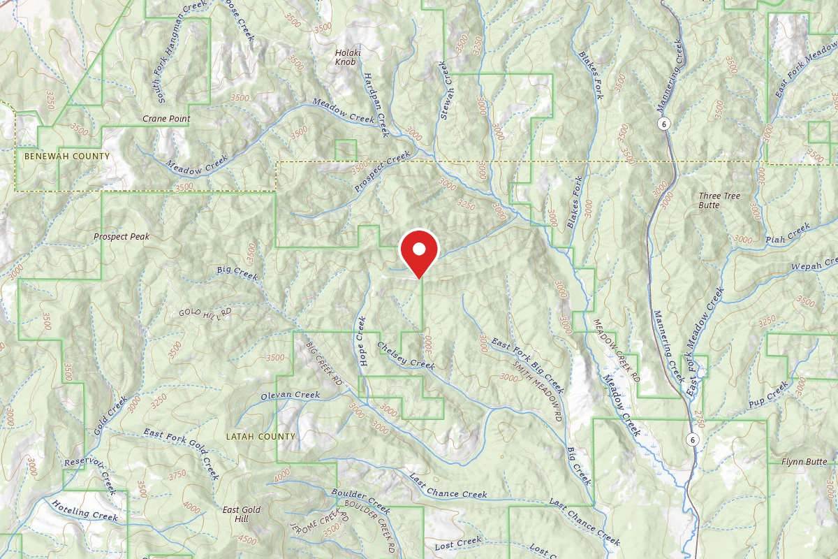Nez Perce-Clearwater Dispersed Campsite PAL1960RD 02