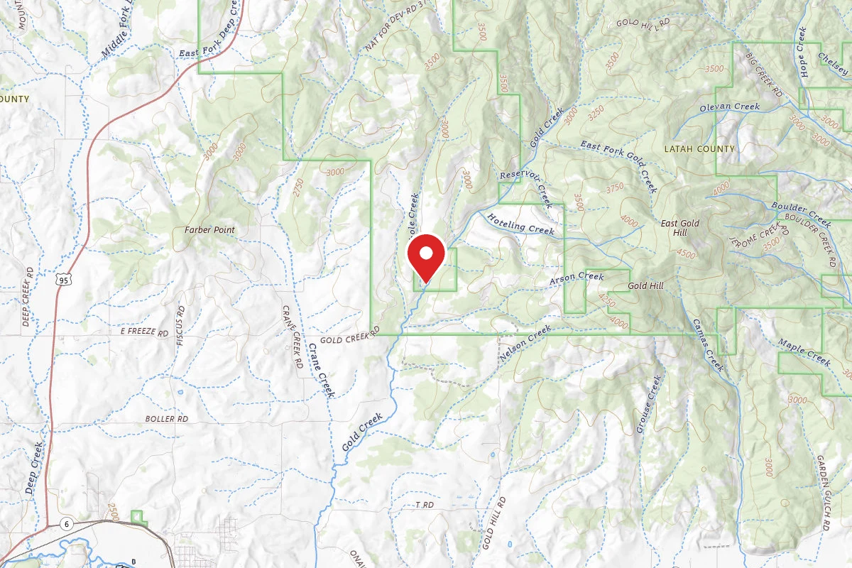 Nez Perce-Clearwater Dispersed Campsite PAL770RD 01B