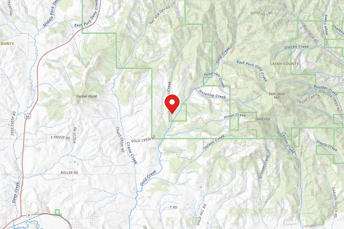 Nez Perce-Clearwater Dispersed Campsite PAL770RD 02D