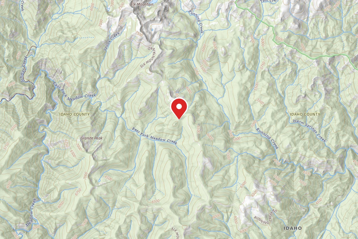 Nez Perce-Clearwater Dispersed Campsite NF285RD-007