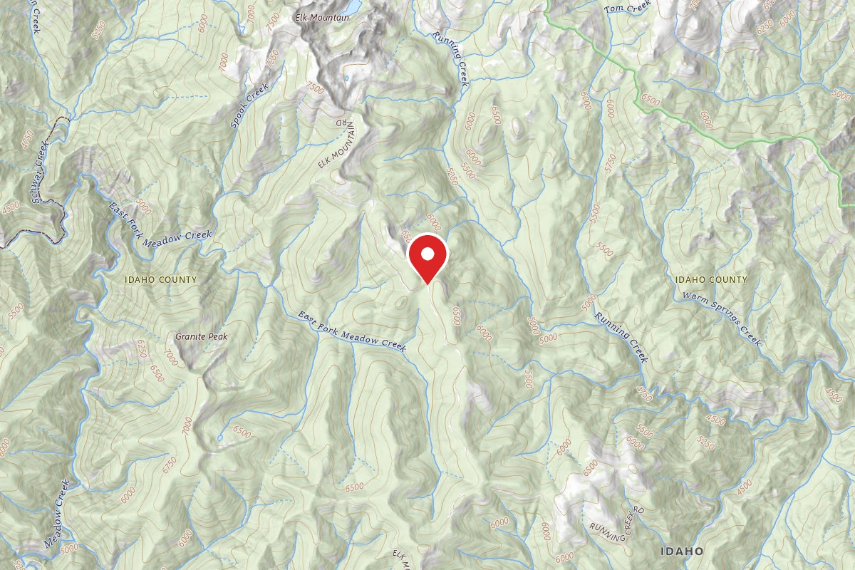 Nez Perce-Clearwater Dispersed Campsite NF285RD-008