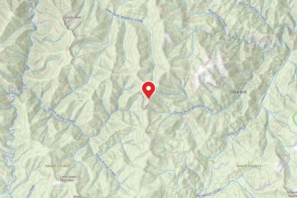 Nez Perce-Clearwater Dispersed Campsite RD285-014