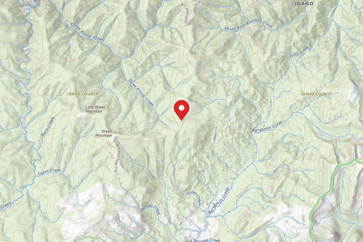 Nez Perce-Clearwater Dispersed Campsite RD285-024
