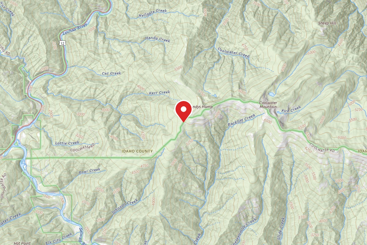 Nez Perce-Clearwater Dispersed Campsite ROAD317-023
