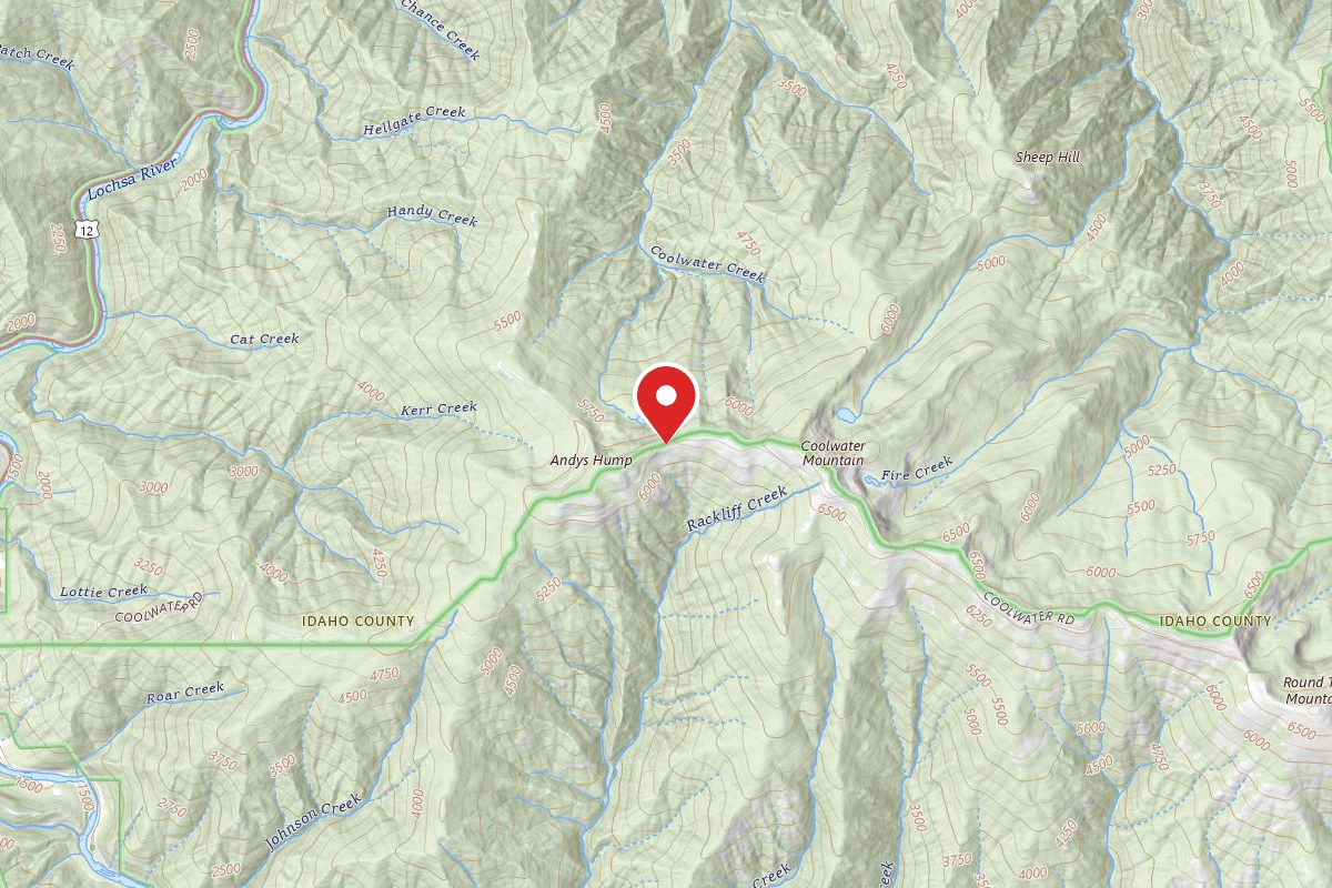 Nez Perce-Clearwater Dispersed Campsite ROAD317-025