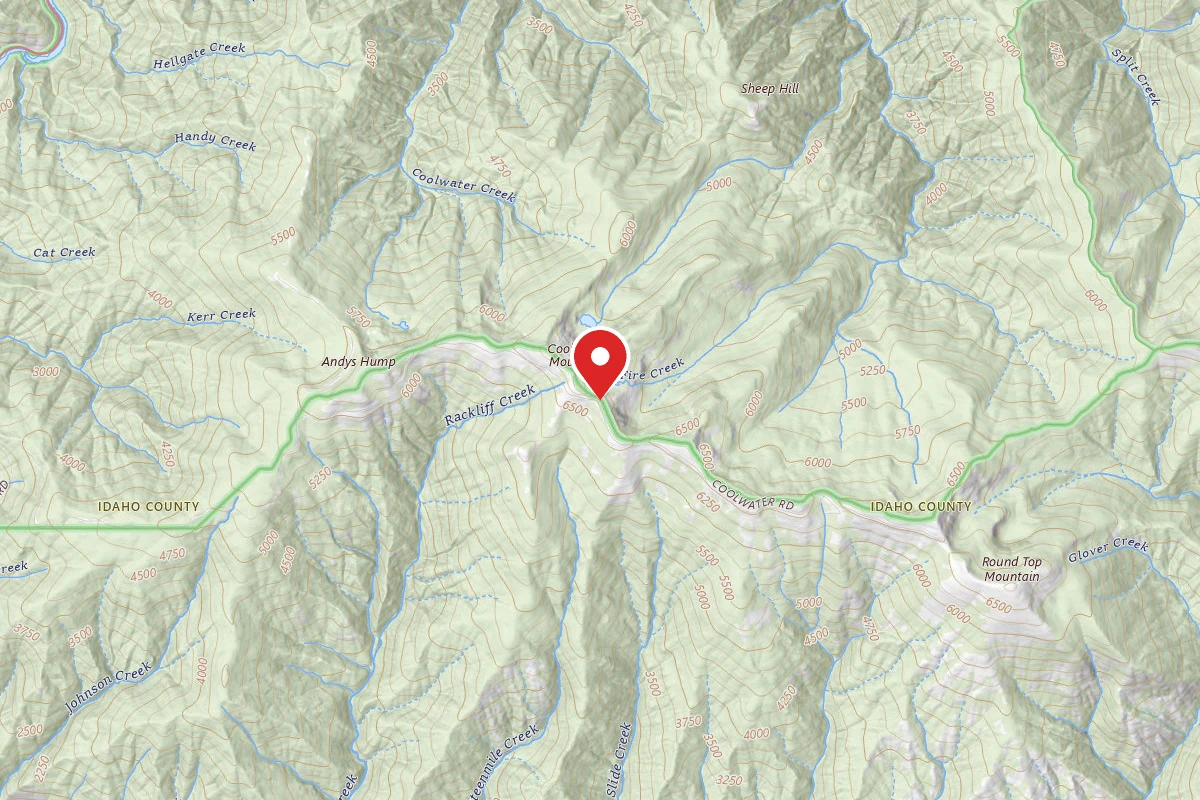 Nez Perce-Clearwater Dispersed Campsite ROAD317-027