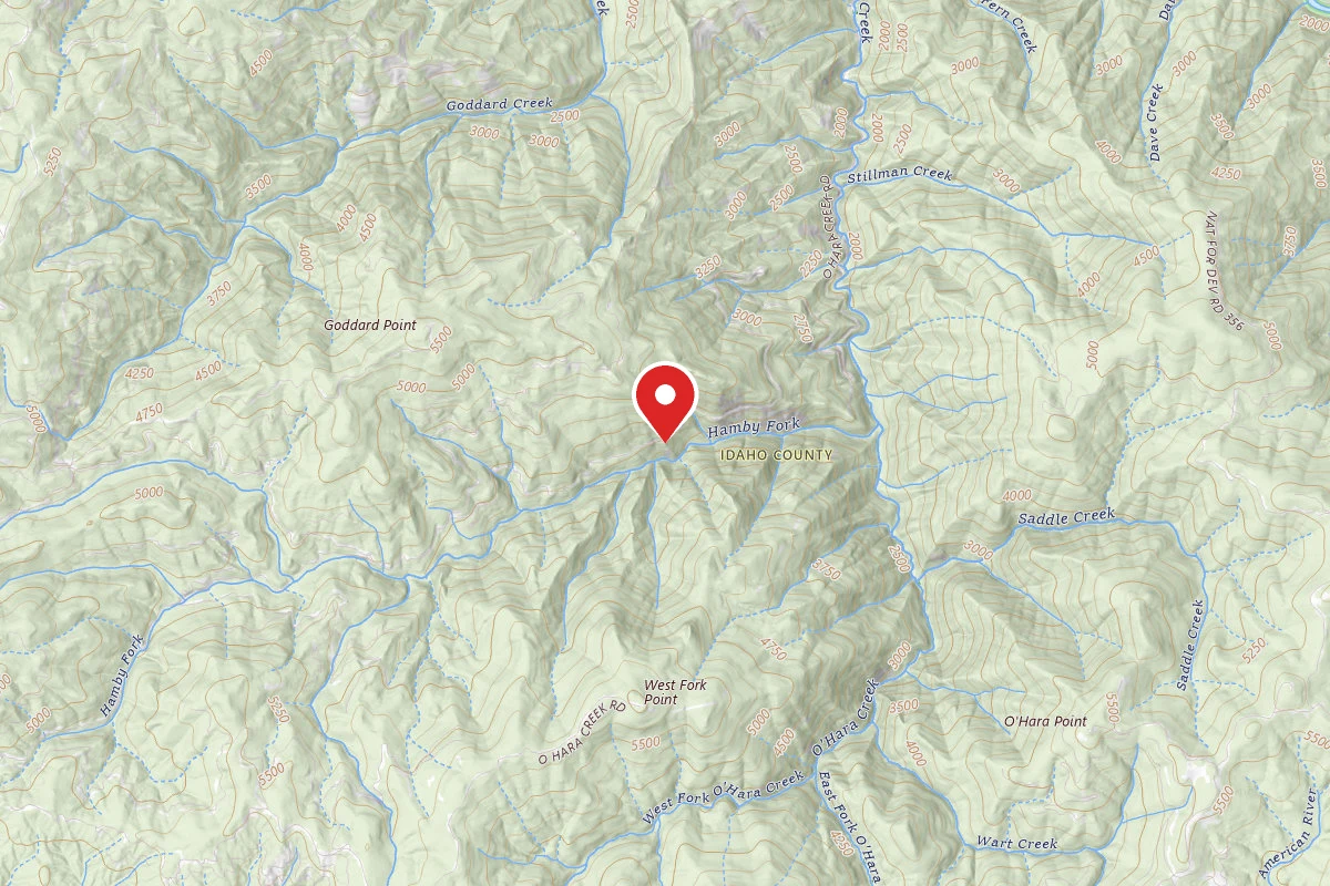 Nez Perce-Clearwater Dispersed Campsite ROAD651-057
