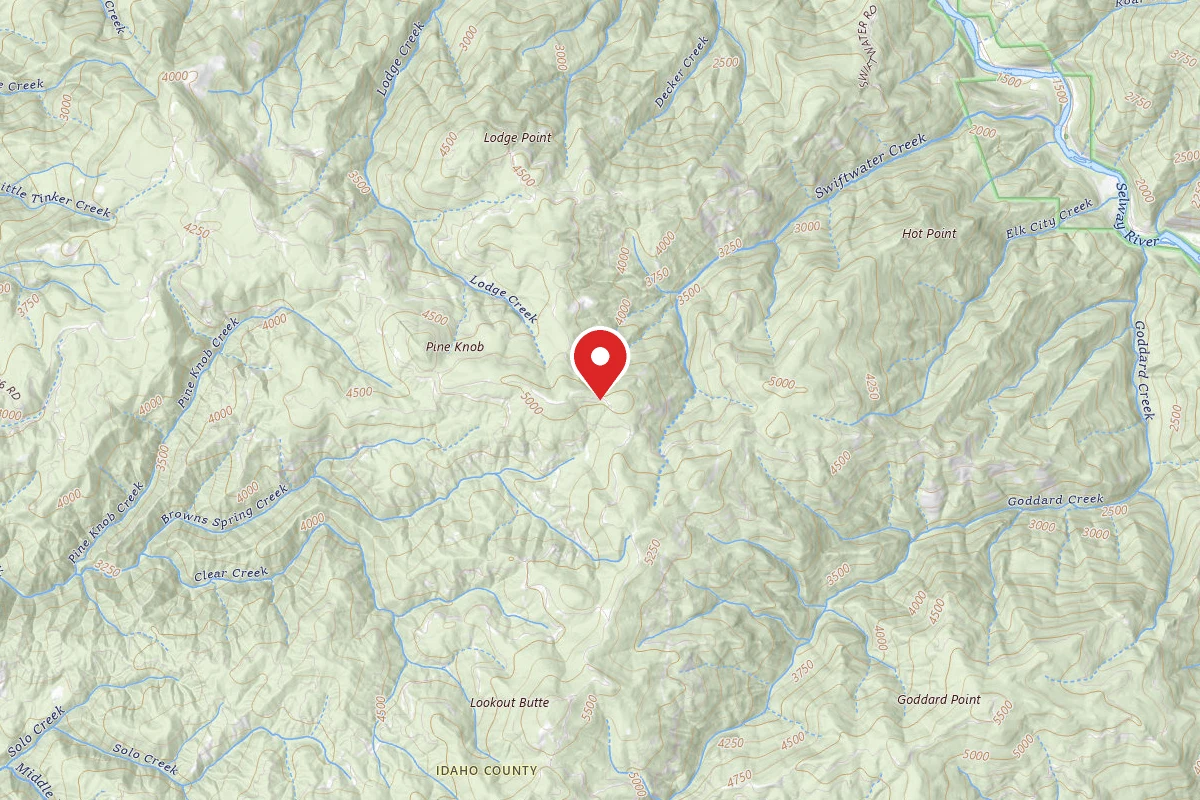 Nez Perce-Clearwater Dispersed Campsite ROAD470-051
