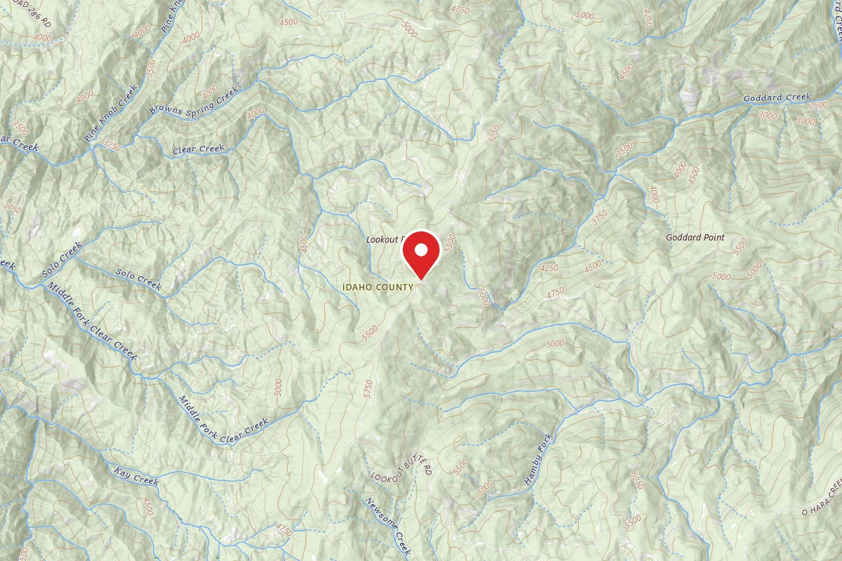 Nez Perce-Clearwater Dispersed Campsite ROAD1129-053