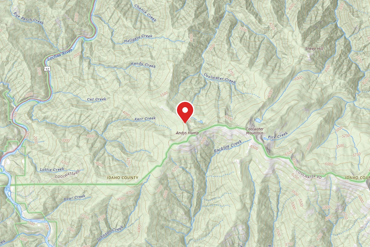Nez Perce-Clearwater Dispersed Campsite ROAD331-030
