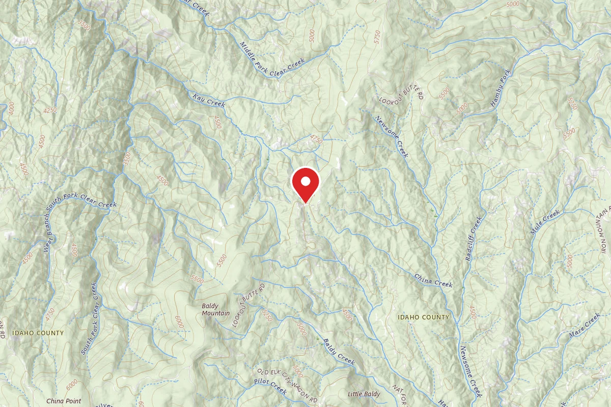 Nez Perce-Clearwater Dispersed Campsite ROAD464-047
