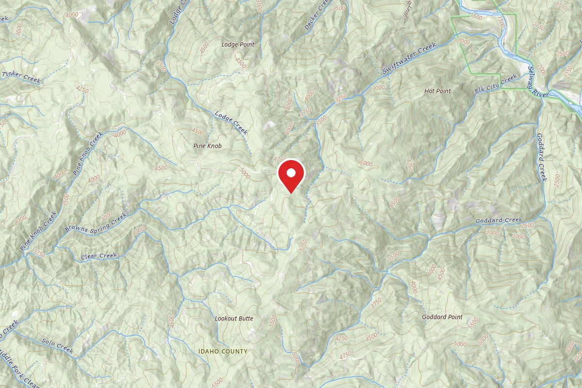 Nez Perce-Clearwater Dispersed Campsite ROAD1119/470-011
