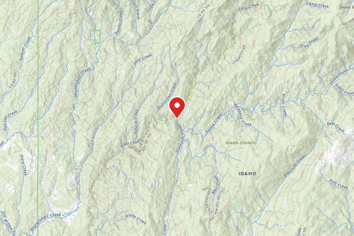 Nez Perce-Clearwater Dispersed Campsite LOC103-002