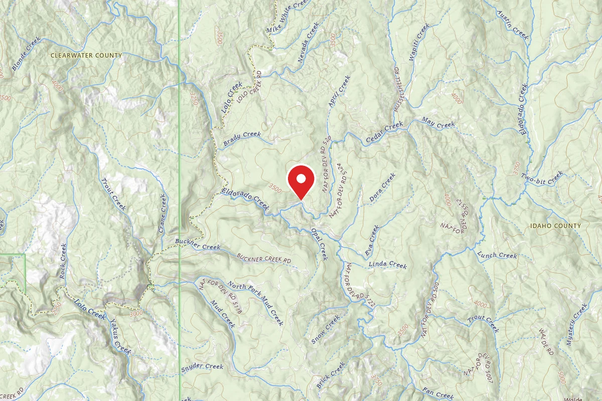 Nez Perce-Clearwater Dispersed Campsite LOC520-002