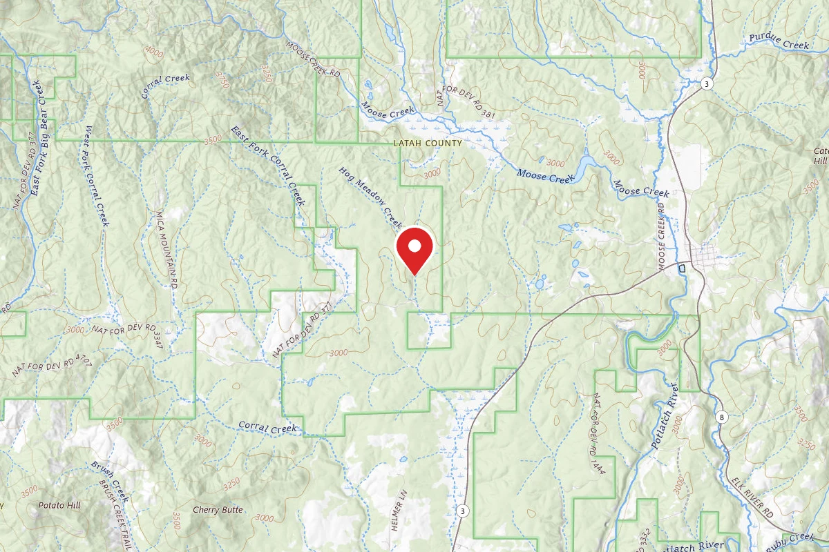 Nez Perce-Clearwater Dispersed Campsite PAL3815RD 01