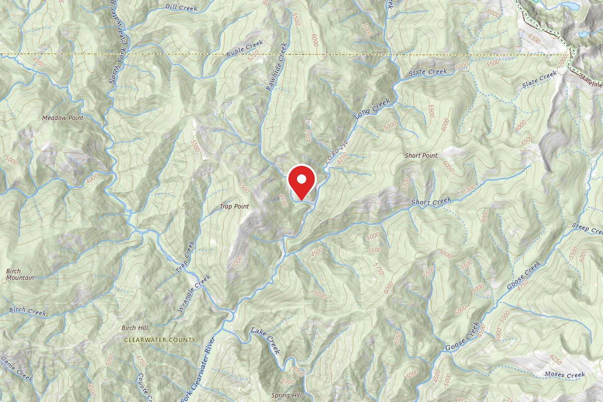 Nez Perce-Clearwater Dispersed Campsite NF5428RD 01