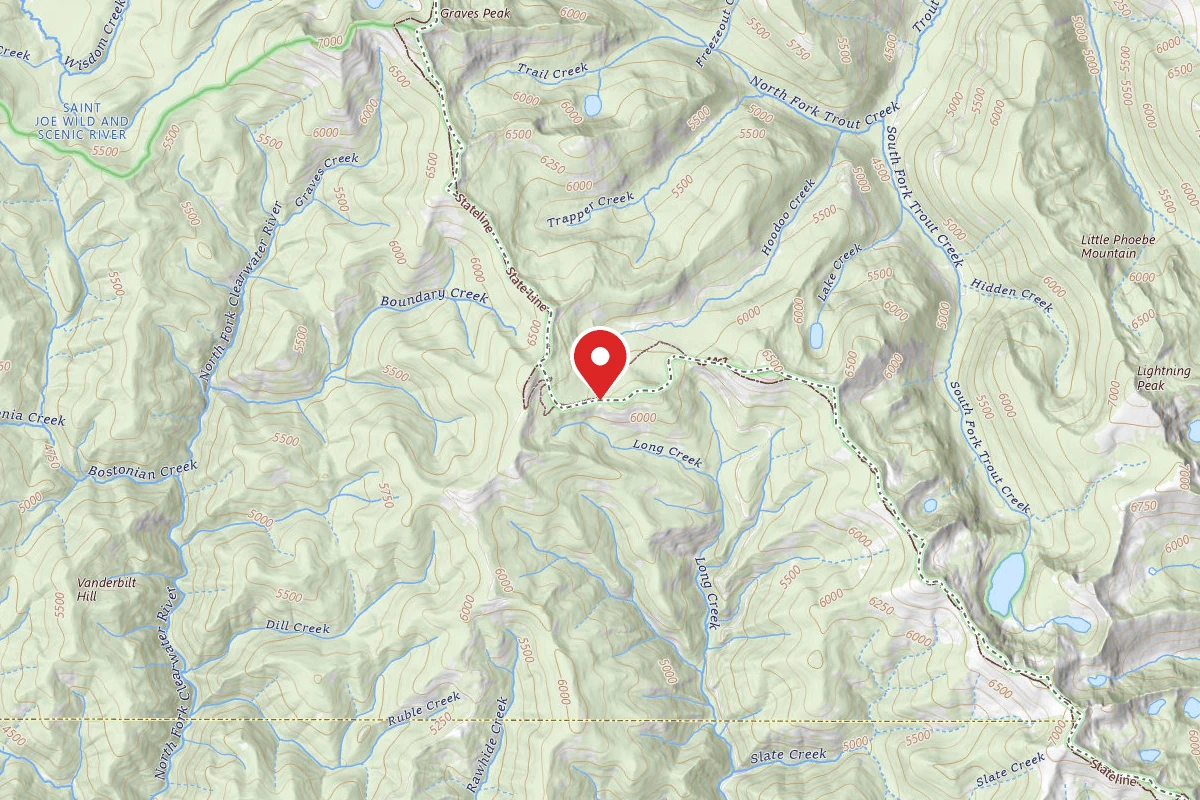 Nez Perce-Clearwater Dispersed Campsite NF5428RD 02