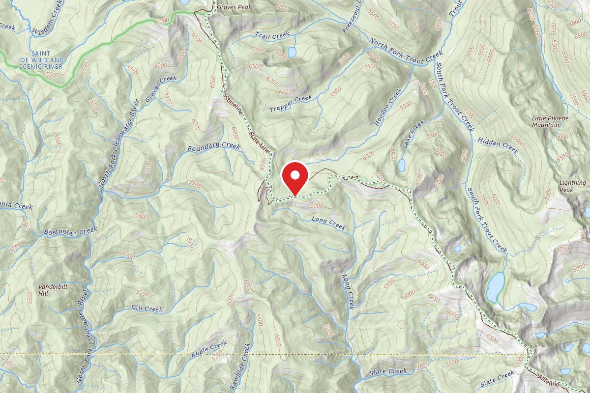 Nez Perce-Clearwater Dispersed Campsite NF5428RD 03