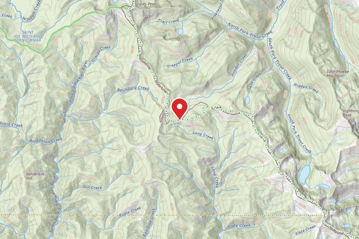 Nez Perce-Clearwater Dispersed Campsite NF5428RD 04